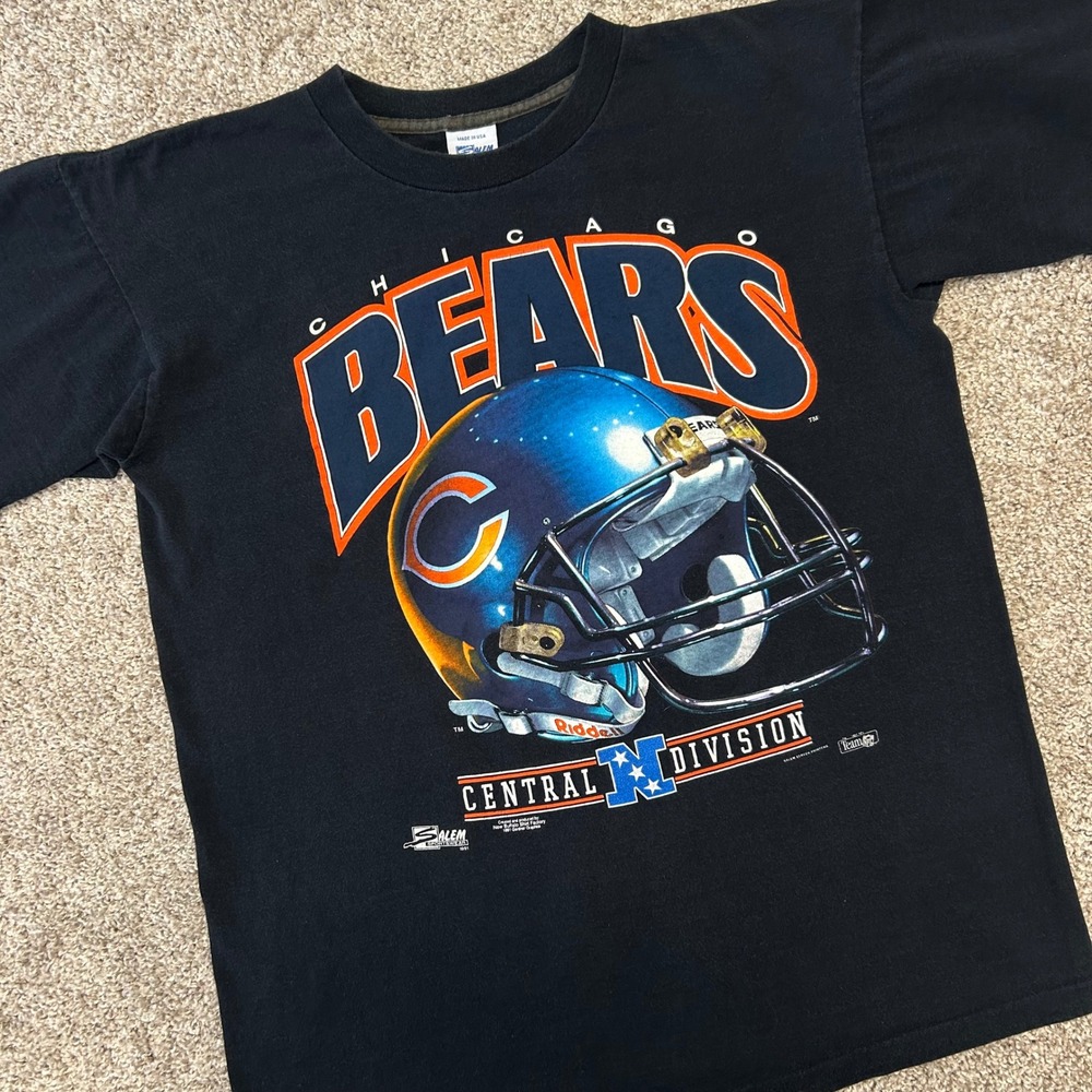 Chicago Bears Black Graphic Tee - NFL Team Shirt